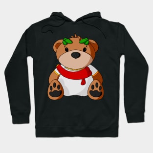 Caesar Teddy Bear Hoodie